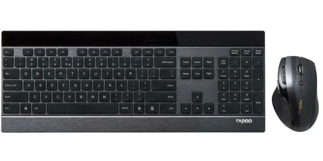 Rapoo 8900P 5Ghz Ultra Slim Wireless Keyboard And Mouse
