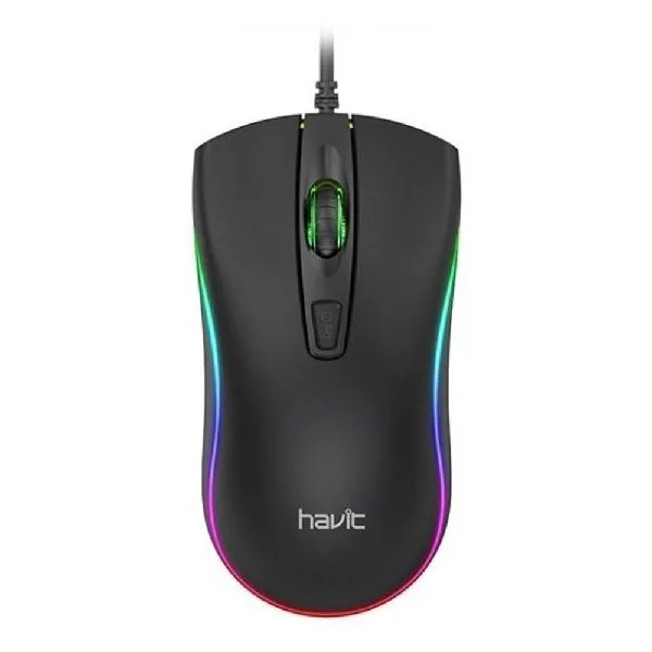 Havit MS72 Cool RGB LED Gaming Optical Mouse