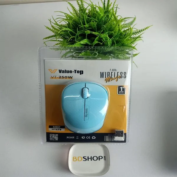 Value Top VT-250W 2.4G Optical Wireless Smart Mouse