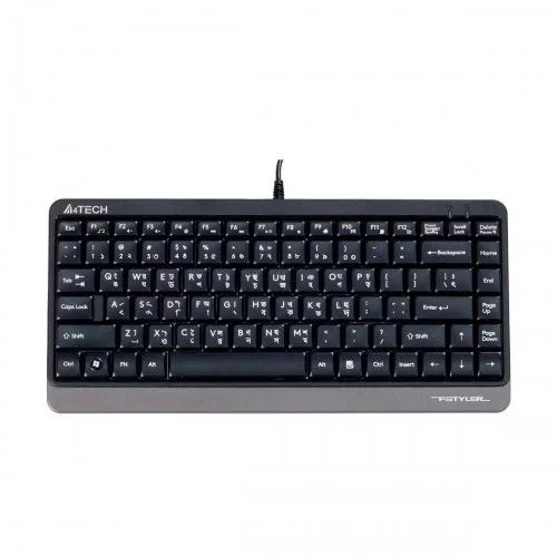 A4Tech FK11 USB Mini Keyboard With Bangla (Black)
