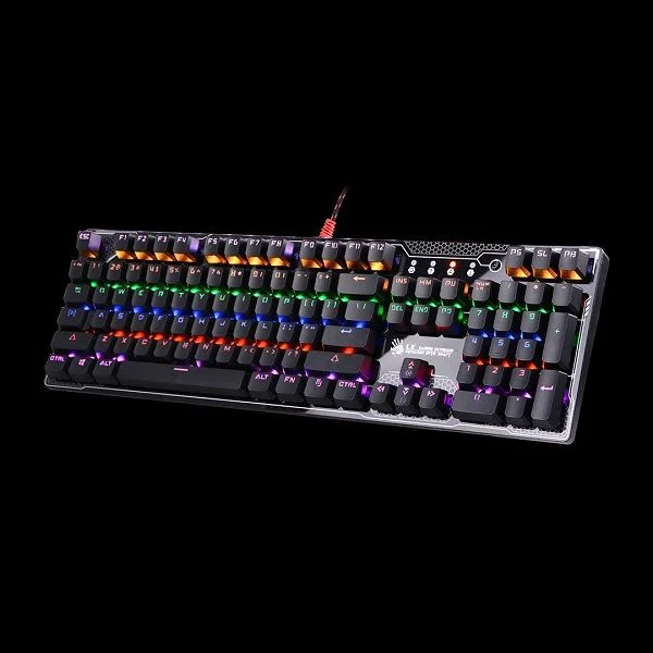 A4tech Bloody B810R RGB Animation &amp; RGB Light Strike Gaming Keyboard (Blue Switch)