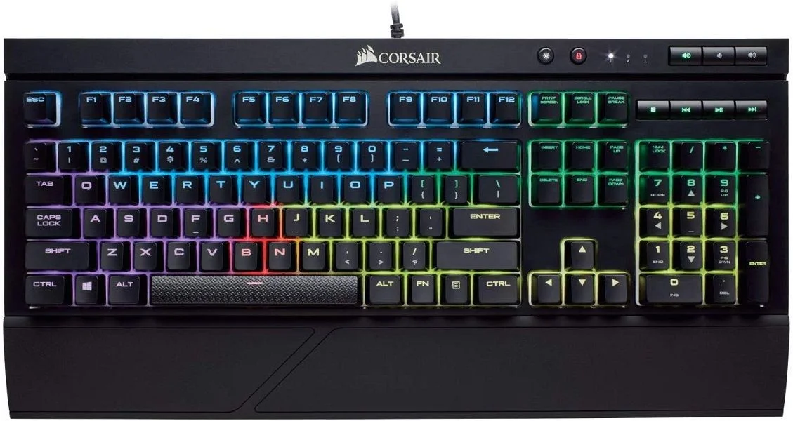 Corsair K68 RGB Mechanical Gaming Keyboard With Cherry MX Red Switches