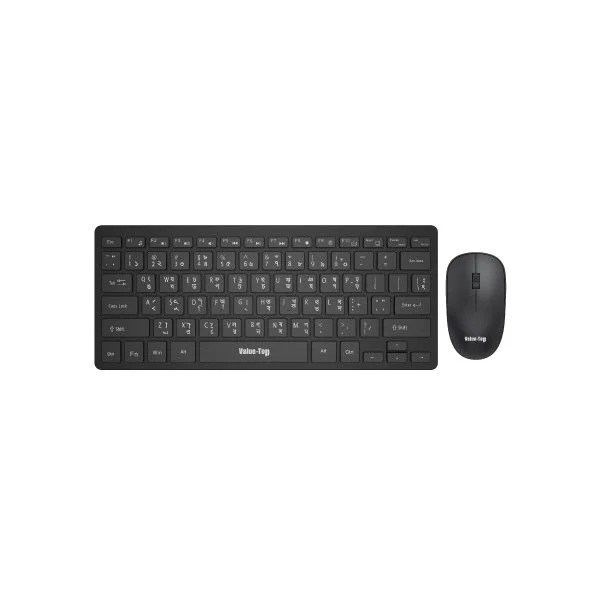 Value-Top VT-KM255CW Mini Wireless Keyboard &amp; Mouse Combo
