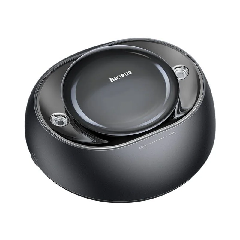 Baseus  Dual-port Wisdom Car Smart Atomized Air Freshener-Deep Space Black CNZX020101