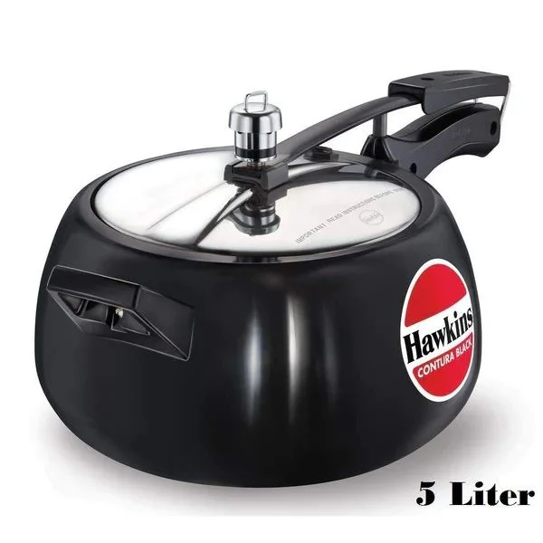 Hawkins Contura IQ7080 Black Pressure Cooker 5 Litre