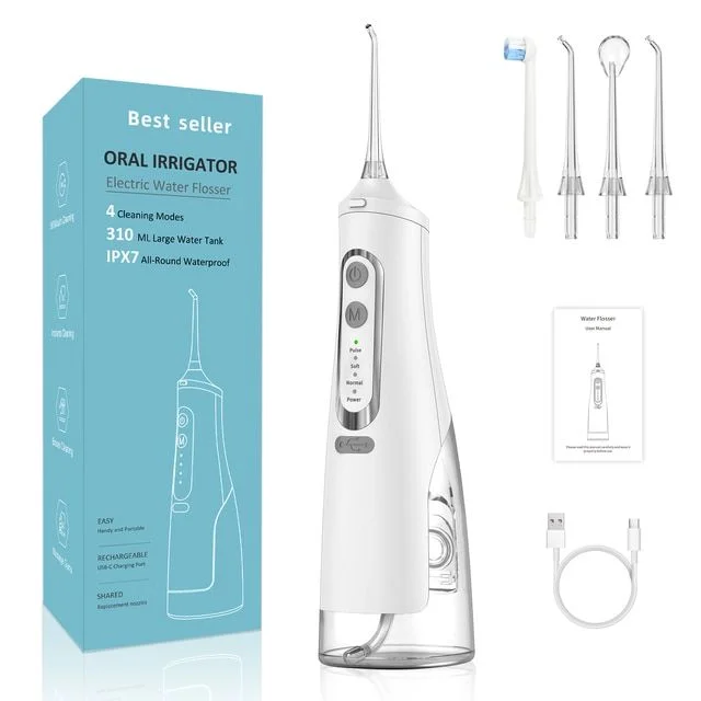 Xiaomi Oral Irrigator Rechargeable Water Flosser Portable Dental Water Jet Cleaner (M209)