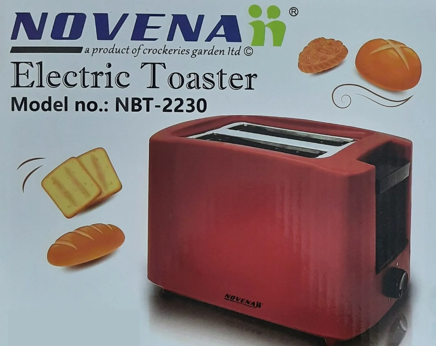 Novena NBT-2230 Electric Toaster