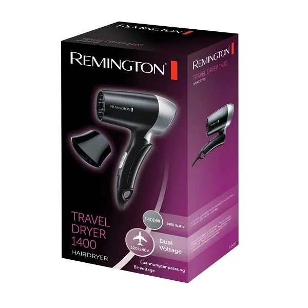 Remington Travel Dryer ,1400w (D2400)