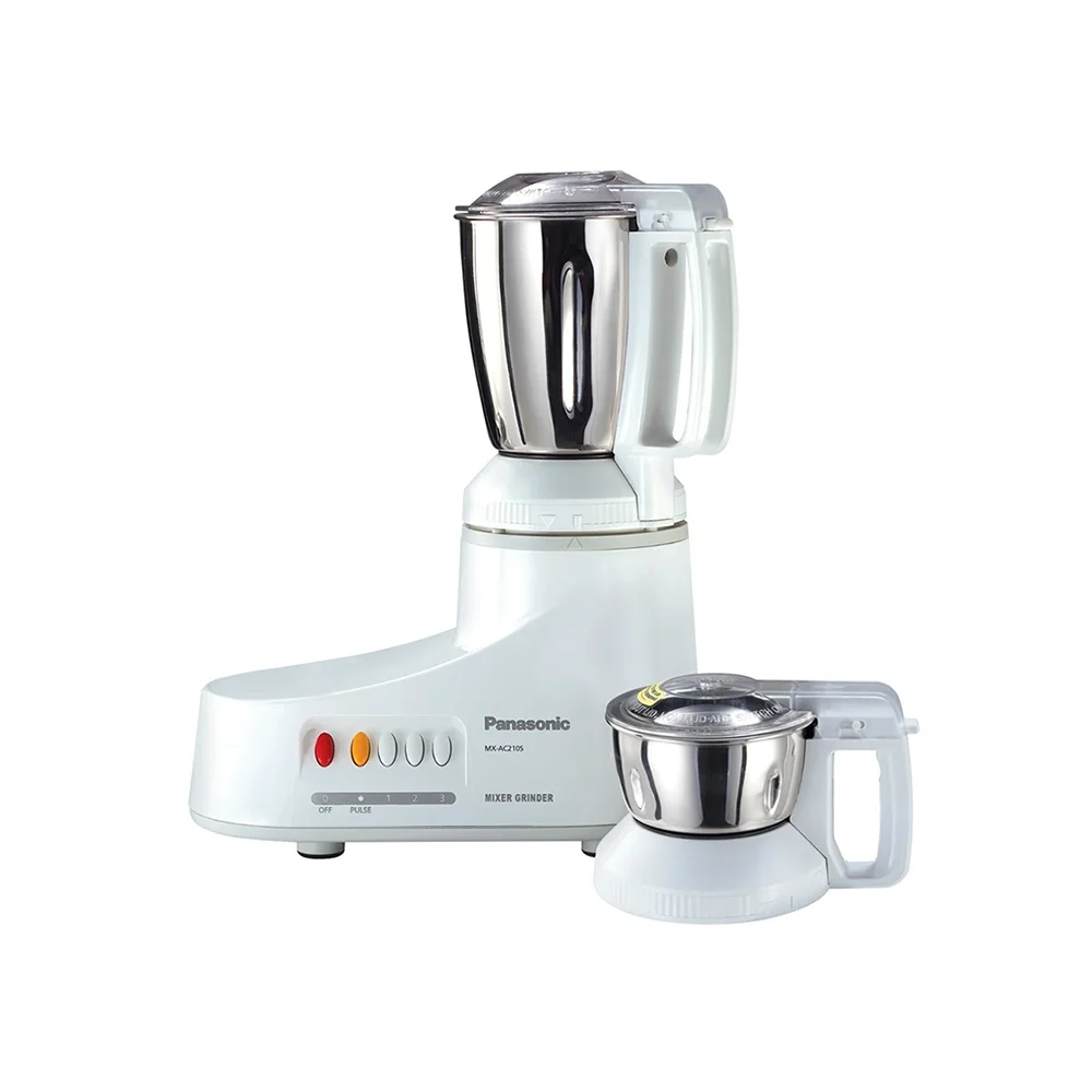 Panasonic (MX-AC210S) Super Mixer Grinder 2 Jars (1000W) -White