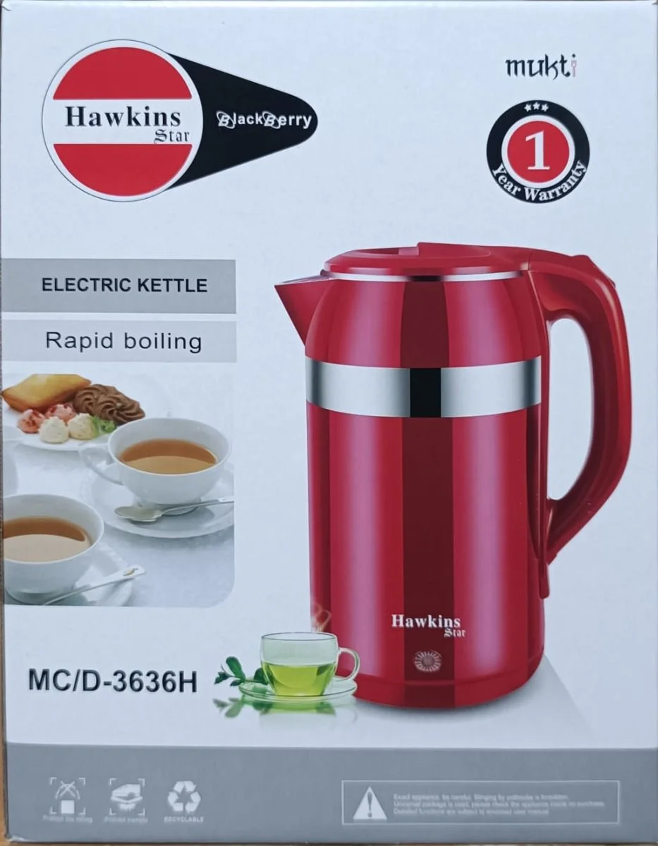 Hawkins Star Electric Kettle 2.5L MC/D-3636H