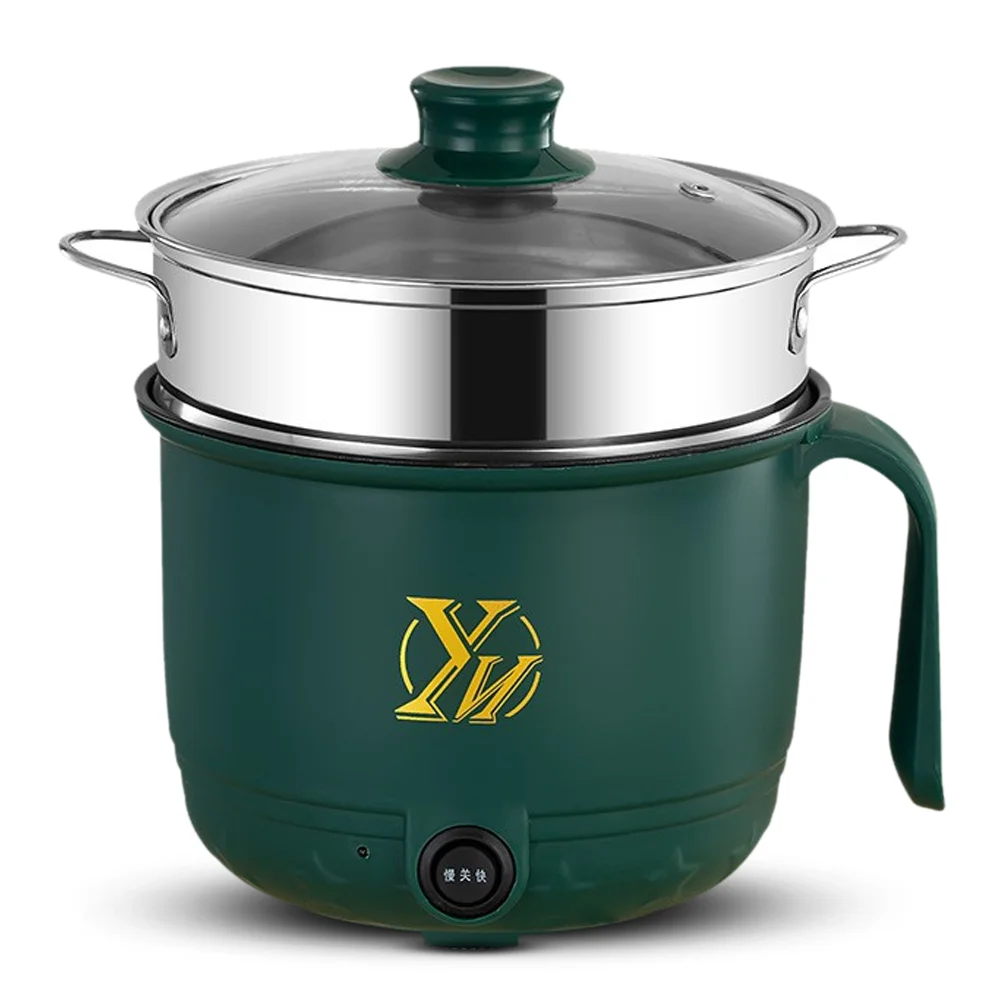 YN Electric Cooking Pot Double Deck?18cm ? Green Color