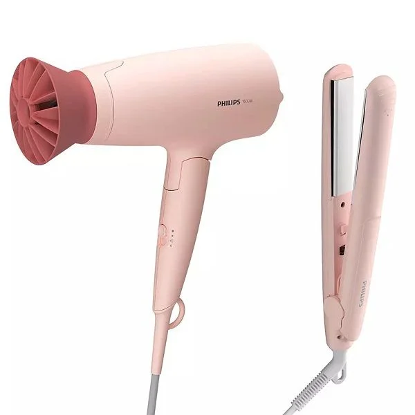 Philips BHP398 1600W Hair Dryer + Straightener