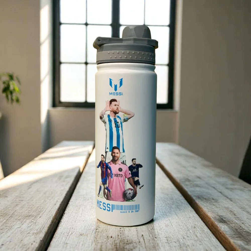 GearUP VF10 Sports Edition Water Bottle-Lionel Messi All Team (530ML)