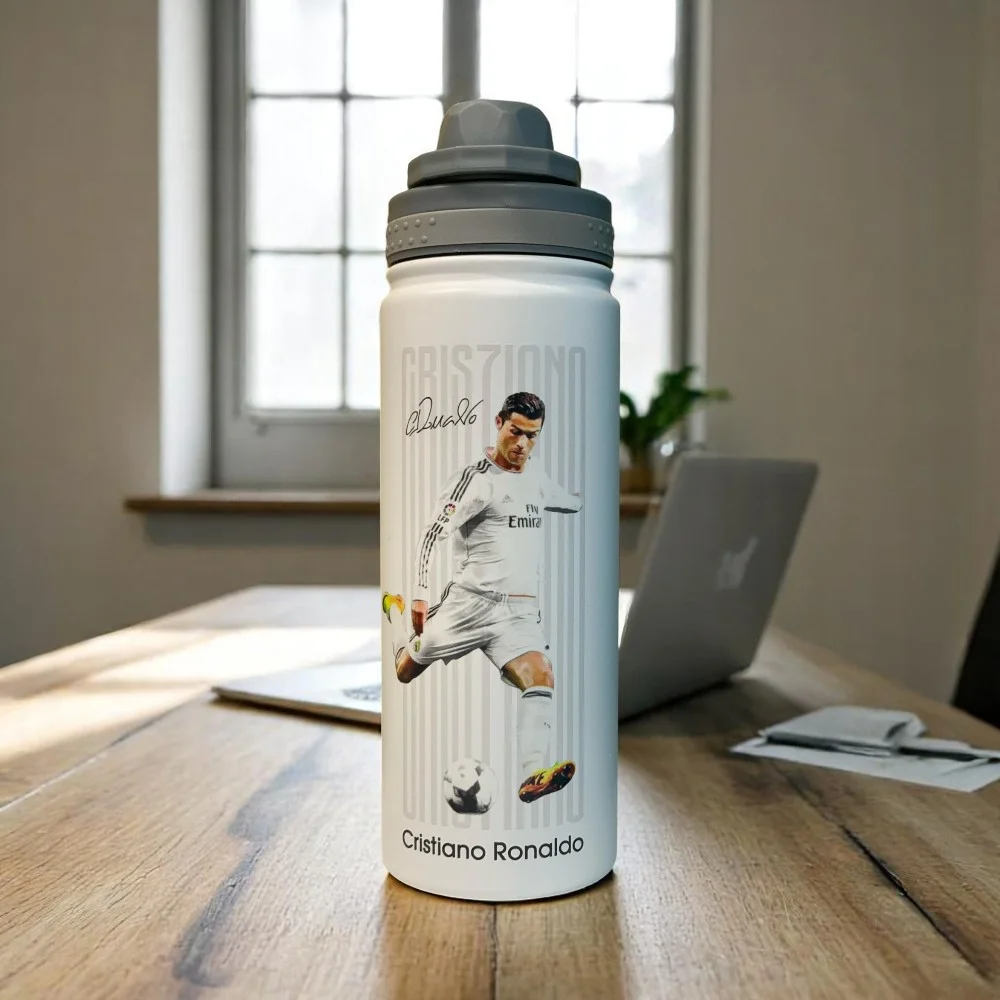 GearUP VF10 Sports Edition Water Bottle -Ronaldo-Real Madrid (530ML)