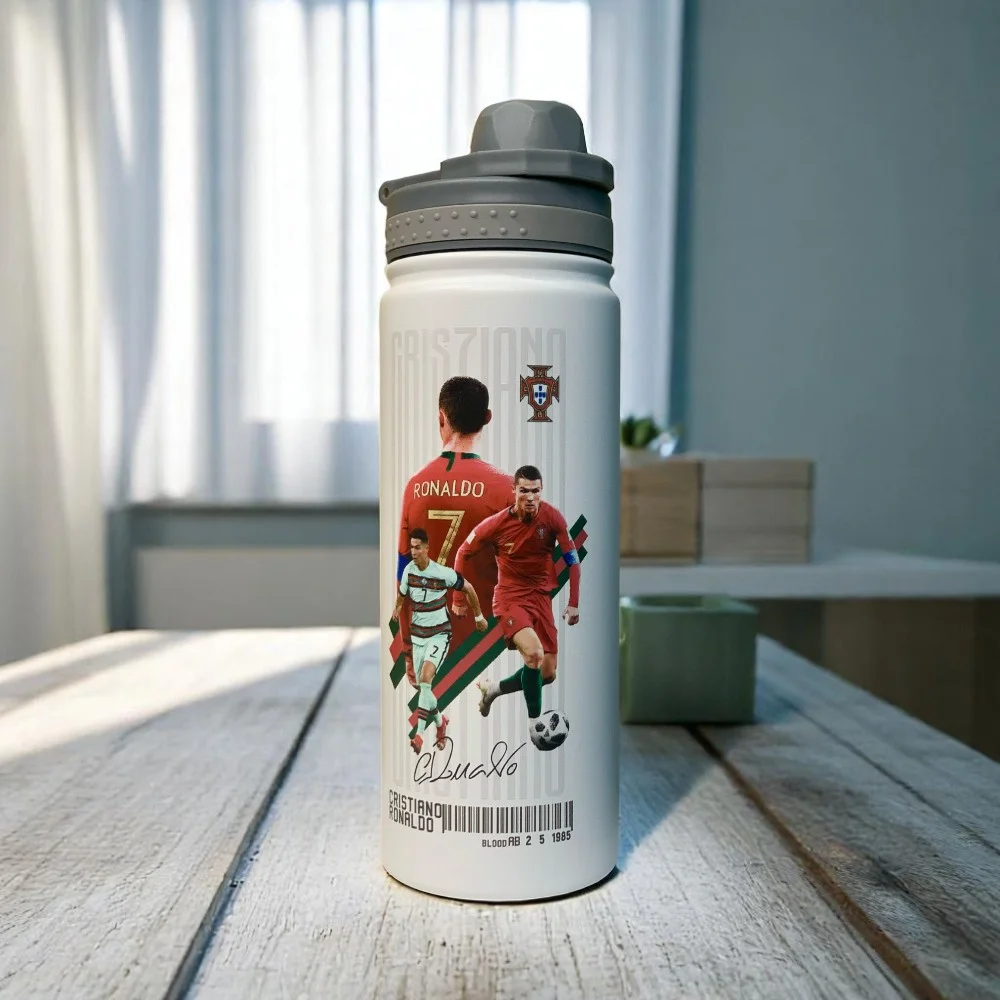 GearUP VF10 Sports Edition Water Bottle -Ronaldo-Portugal (530ML)