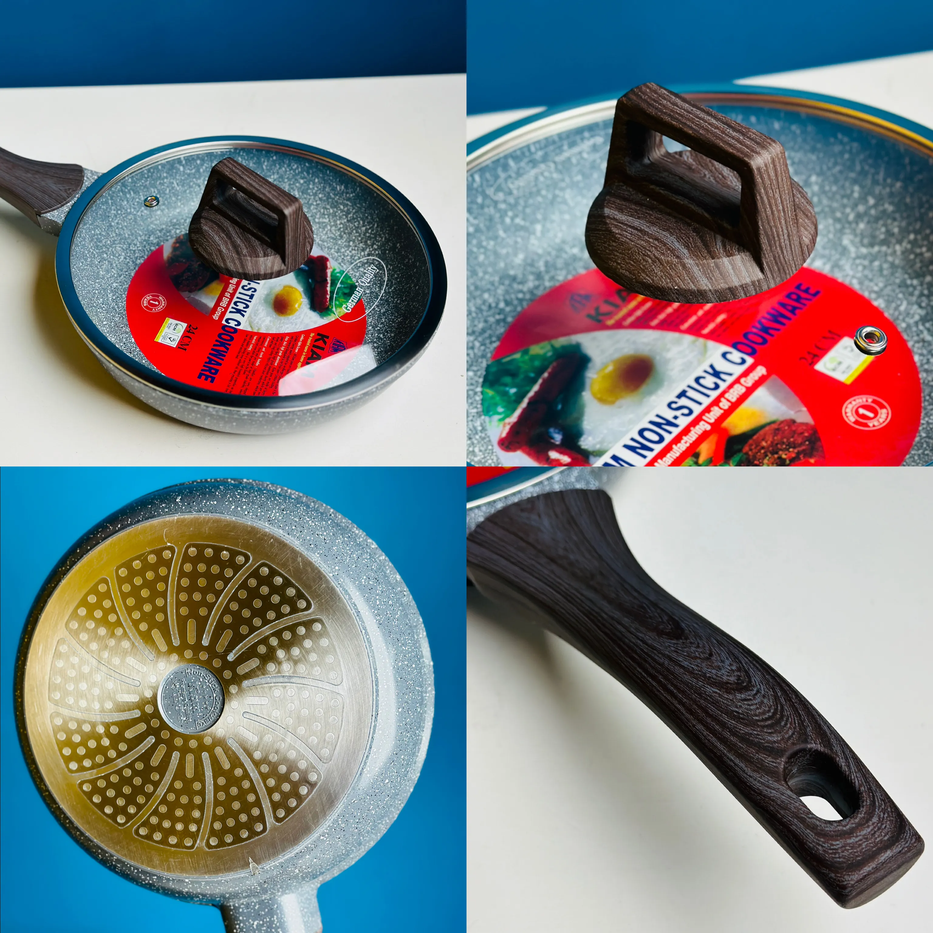 Kiam Die-Casting Straight Frypan GL- (24 Cm - 28 cm)