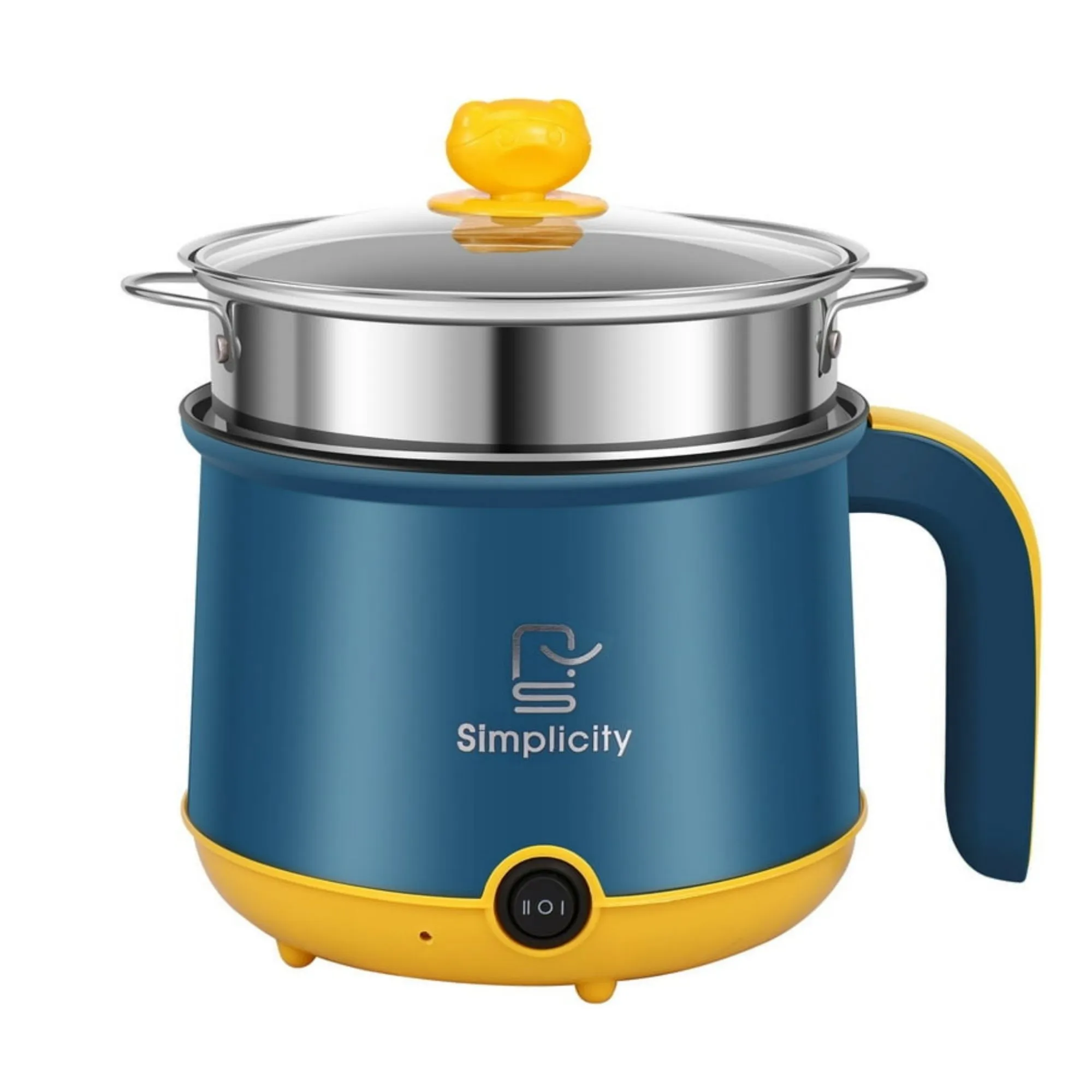 Simplicity 1.8L Multi-Functional Double Layer Electric Cooking Pot