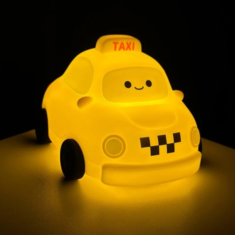 Soft Silicone Touch Control Rechargeable LED Taxi Night Lamp