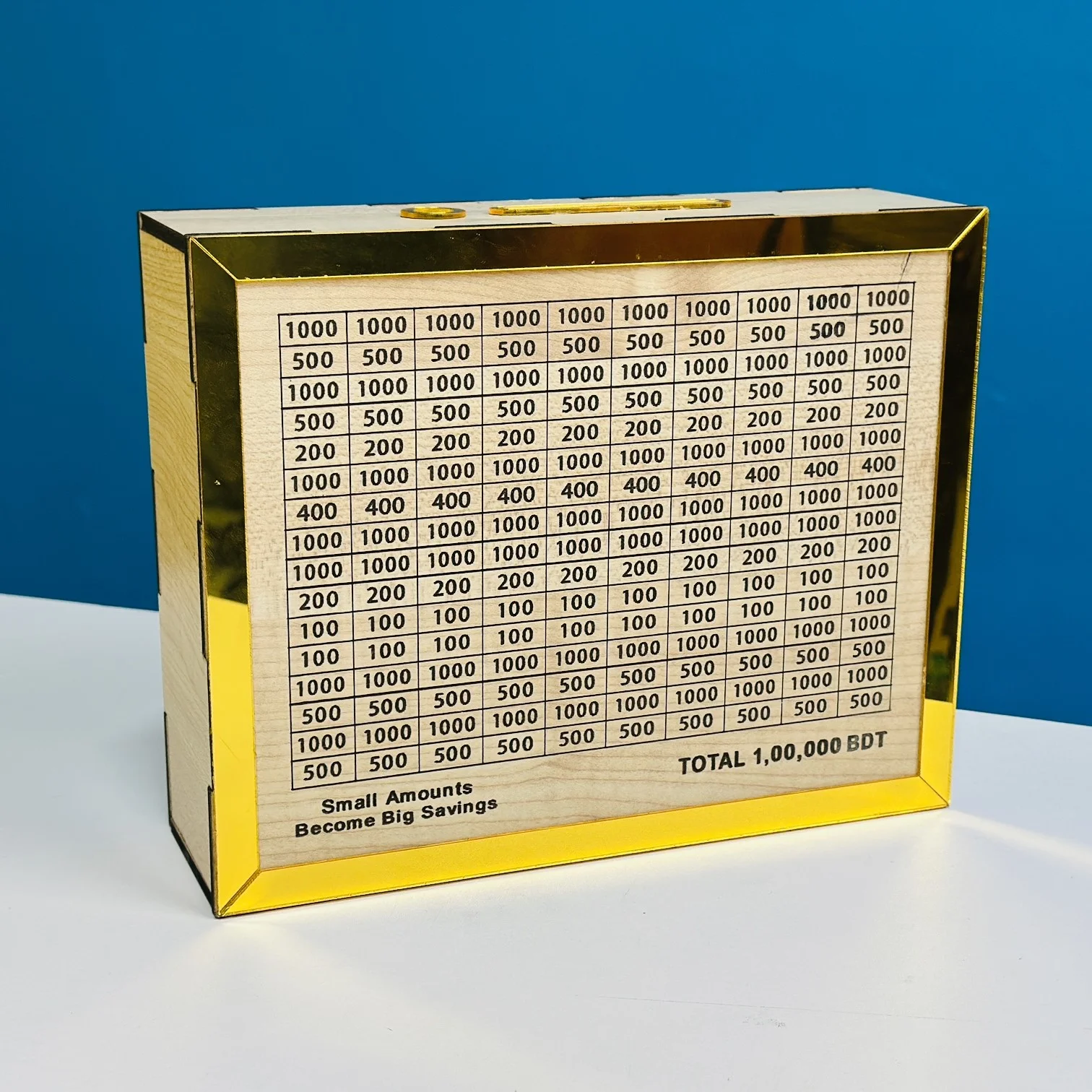 Wooden Swiss Bank