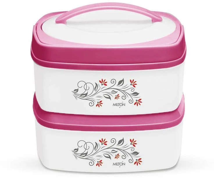 Hotpot- Milton 2Pcs travel Mate Stackable Insulated Tiffin Carrier
