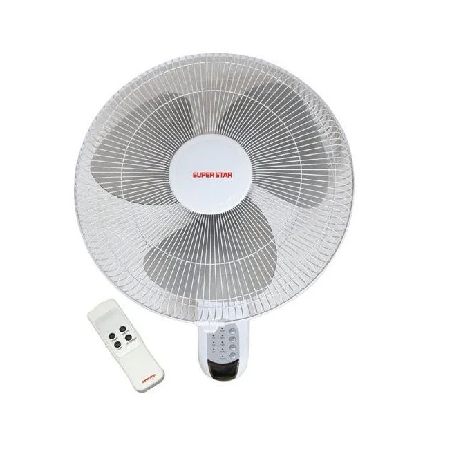 Super Star Remote Control Wall Fan (WF-03, 16 Inches, White)