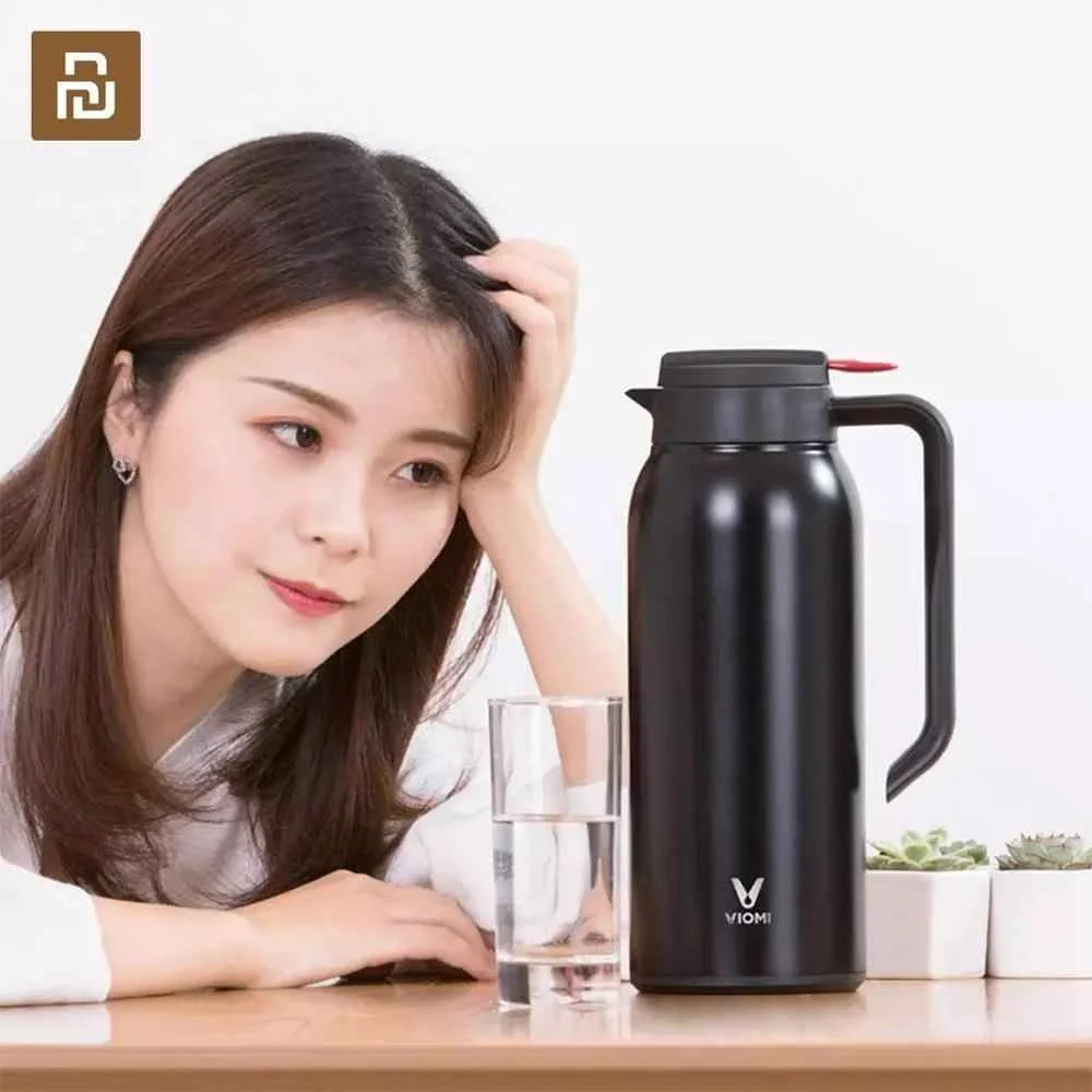 Xiaomi VIOMI 1.5L Thermo Mug - Stainless Steel Vacuum 24 Hours Flask