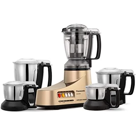 Panasonic MX-AC555 New 1000-Watt Mixer Grinder With 5 Jars