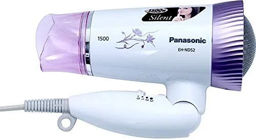 Panasonic EH-ND52 1500W Foldable Silent Hair Dryer (Violet)