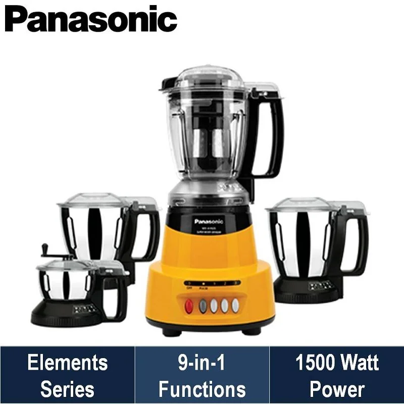 Panasonic MX-AV425 1500W Super Mixer Grinder (Quartz yellow)