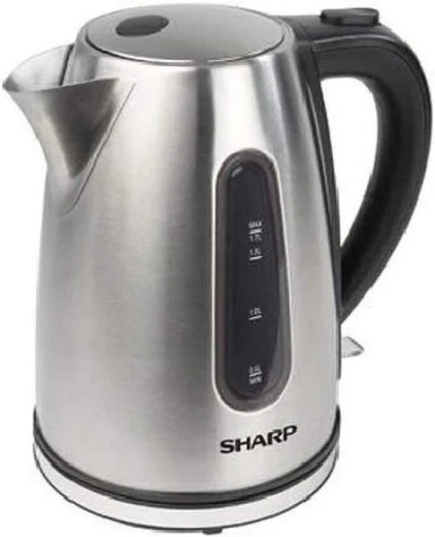 SHARP EK-JM42-S3 Stainless Steel Electric Kettle With Strix Control 1.7L 