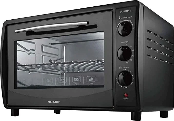 Sharp 42L Double Glass Electric Oven with Rotisserie &amp; Convection 1800W (EO-42NK-3)