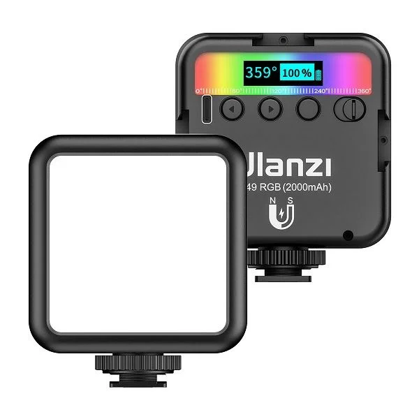 Ulanzi Rechargable RGB LED  Video Lights ( Ulanzi VL49 , 2000mAh) for Photo Video Lighting, Youtube, Tik tok