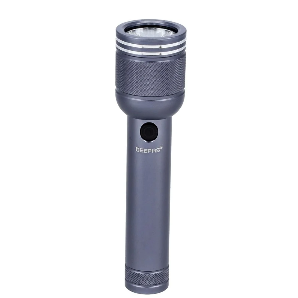 Geepas GFL51078 USB Rechargeable Waterproof LED Flashlight