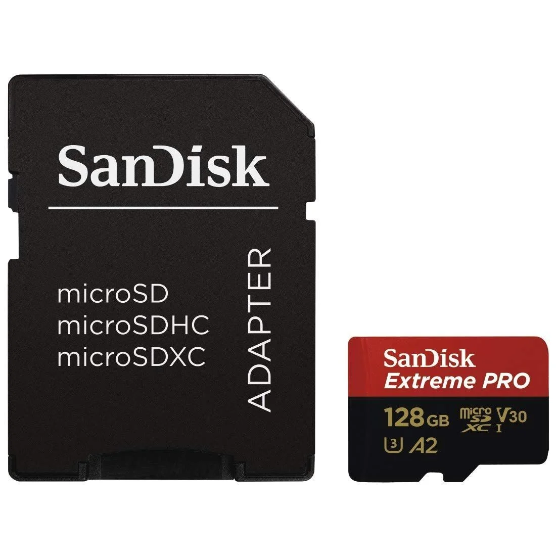 Original SanDisk 128GB microSDXC Extreme Pro 4K Ultra HD Memory card
