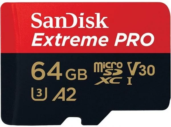 Original SanDisk 64GB Extreme PRO microSDXC Memory Card
