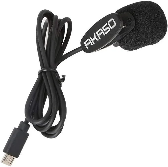 AKASO External Microphone EK7000/ EK7000 Pro/Brave 4//Brave 7 LE/Brave 4 Pro/ V50X/ V50 Elite Action Camera
