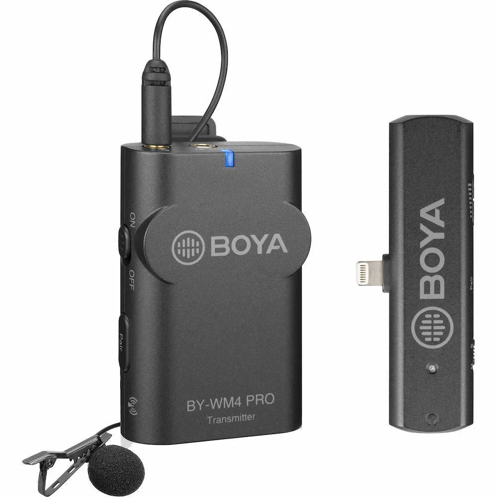 BOYA BY-WM4 PRO K3 2.4 GHz Digital Wireless Microphone System for Lightning iOS Devices