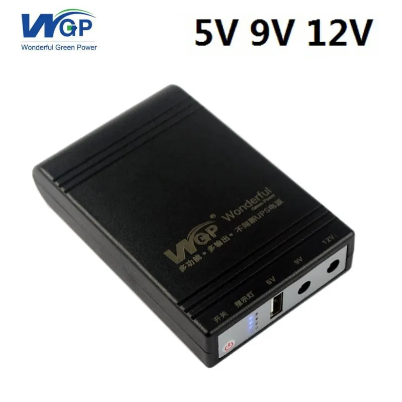 WGP mini UPS- 5V/9V/12V 8800mAh (Black)