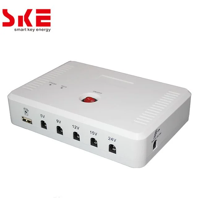 SKE SK616 Mini UPS For Wifi Router + ONU + IP cam/CC cam (13,200mAh with 5 output)