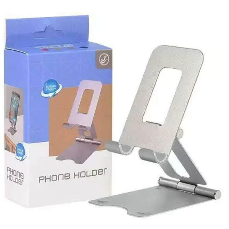 SAFESEED Double Foldable Metal Mobile Phone Stand Holder 