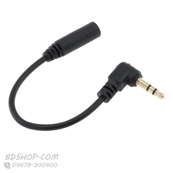 4 Pole to 3 Pole, TRRS to TRS Audio Jack 3.5mm Microphone Convertor Adapter Cable