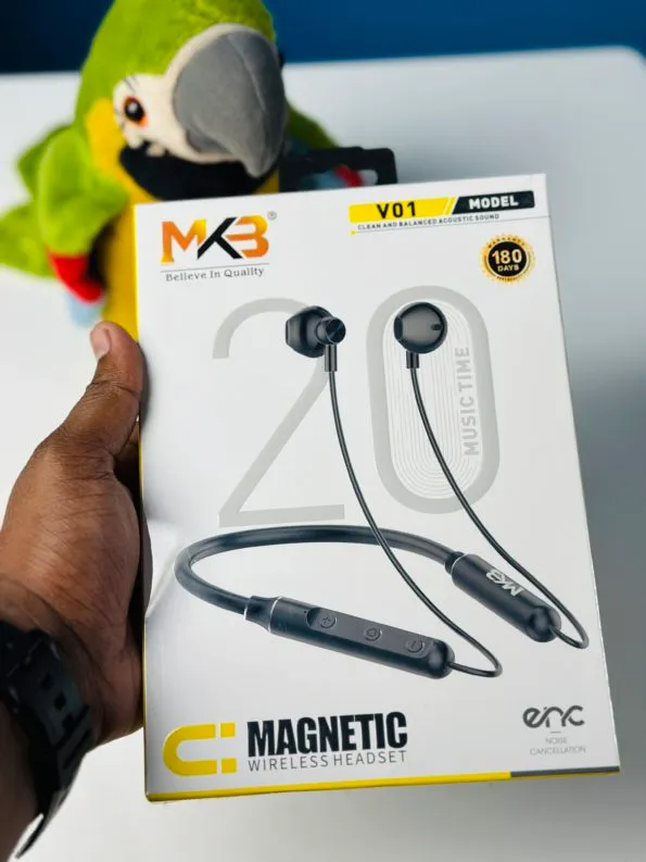 MKB V01 Magnetic ENC Wireless Neckband