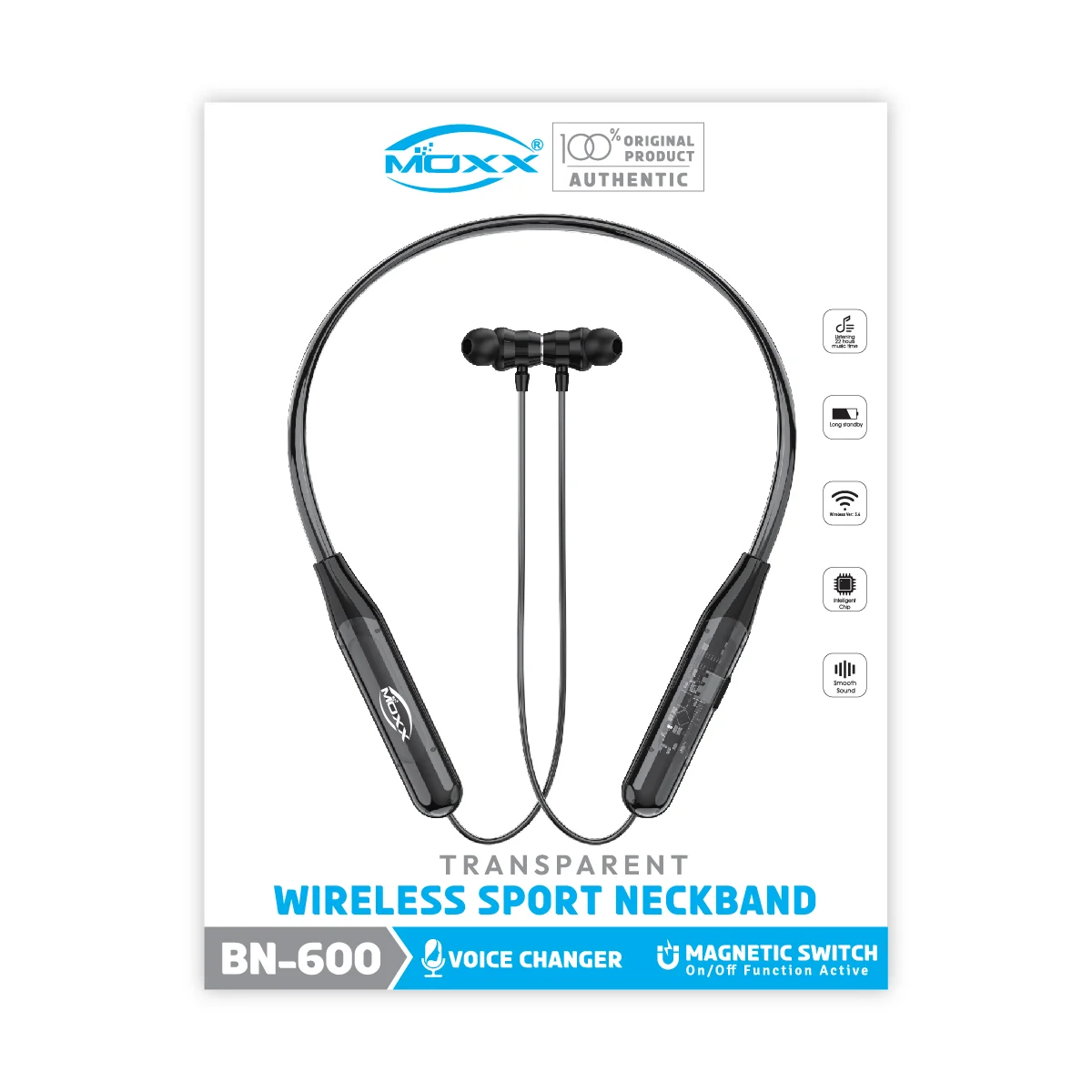 MOXX BN-600 Transparent Neckband