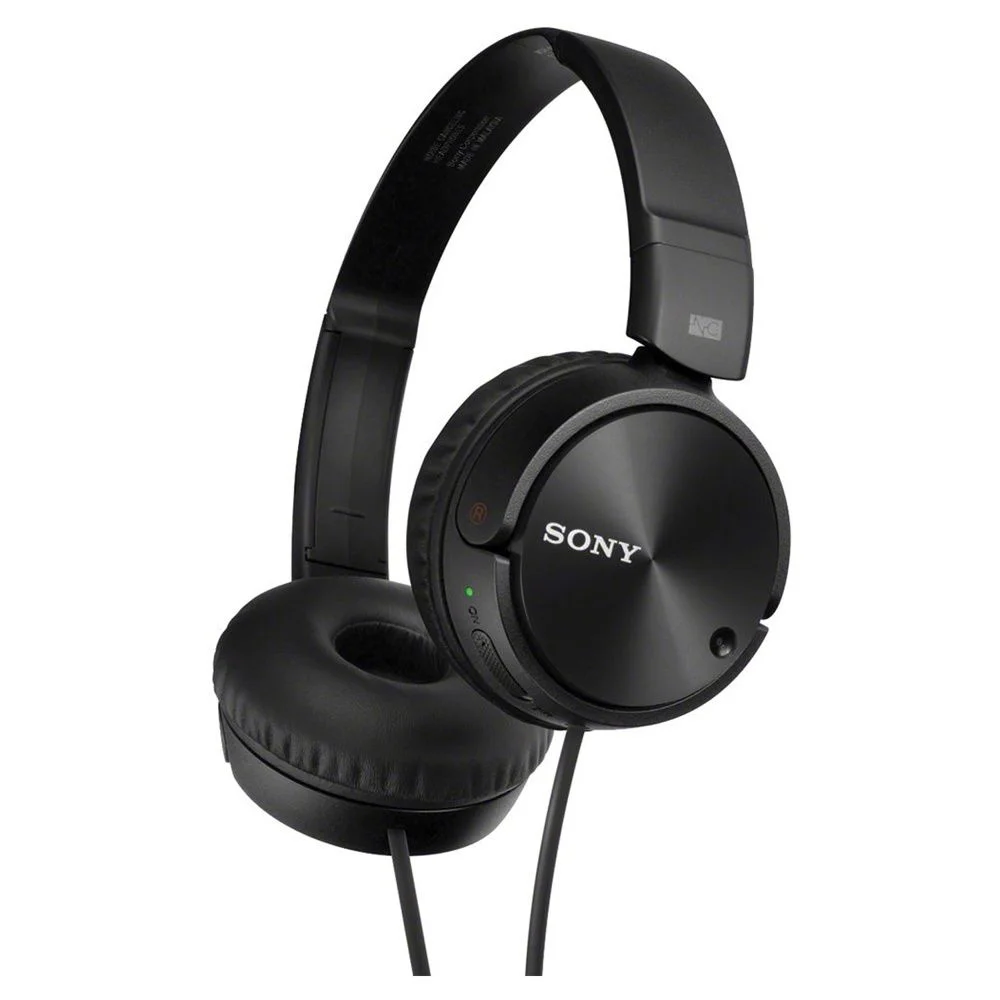 Sony Black Ear Headset Sound Monitoring Over [MDRZX110AP]