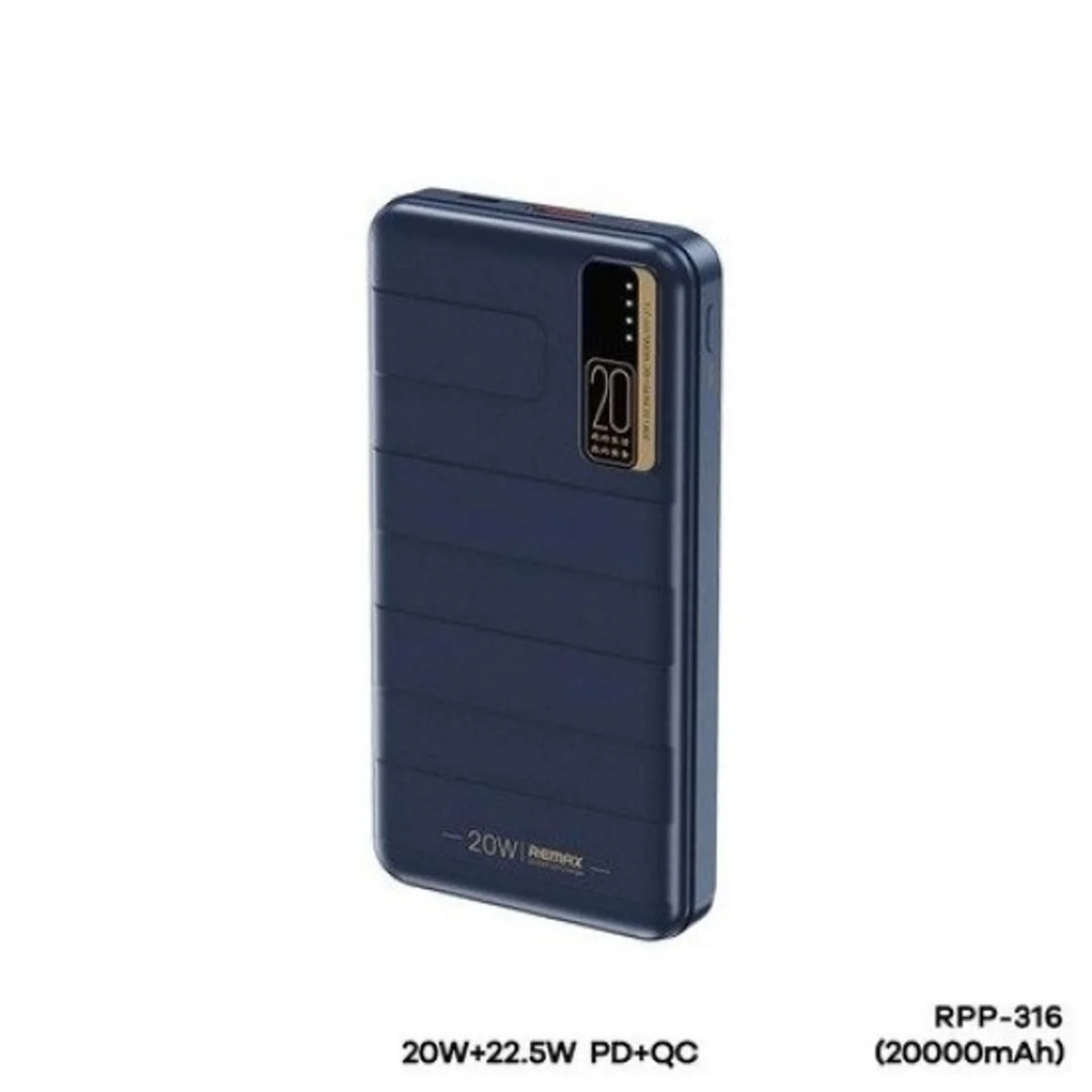 Remax RPP-316 Noah Series 20000mAh PD20W+QC22.5W Fast Charging Power Bank