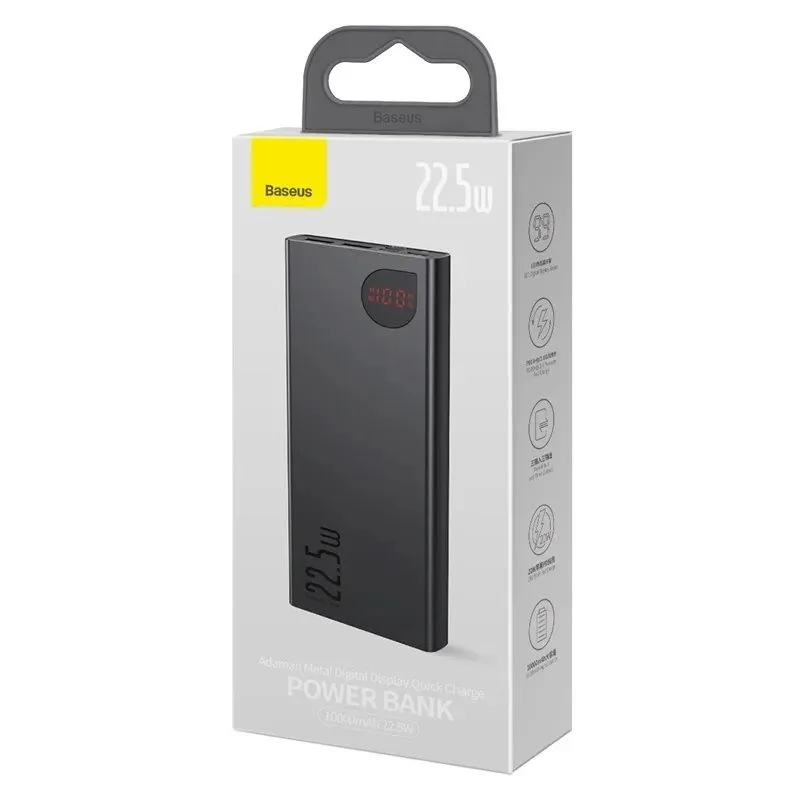 Baseus Adaman Metal Digital Display Quick Charge Power Bank 10000mAh 22.5W
