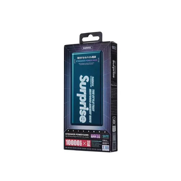 Remax RPP-31 10000 mAh Streamer Power Bank