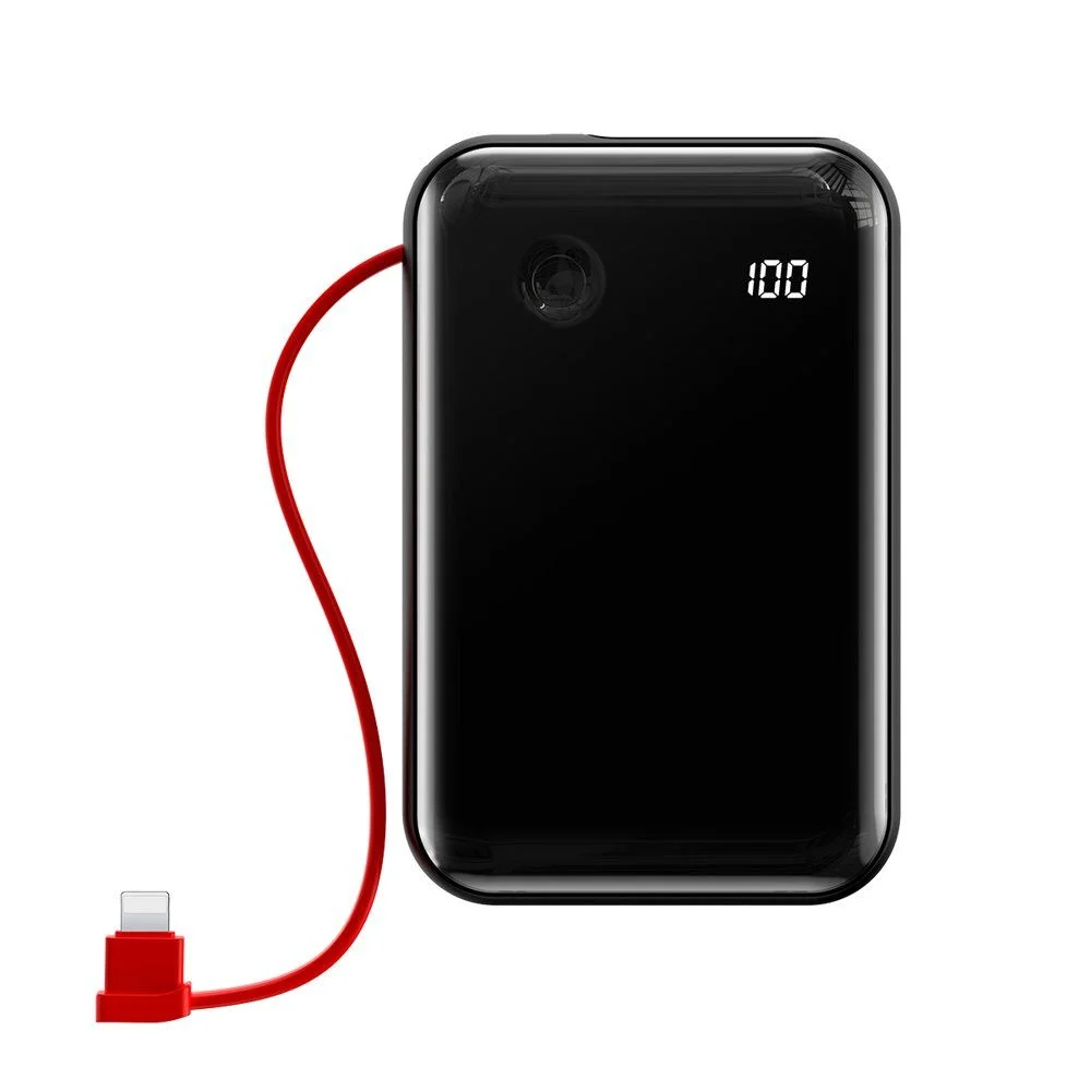 Baseus Mini S Digital Display 3A Power Bank 10000mAh with IP Cable (PPXF-B01)