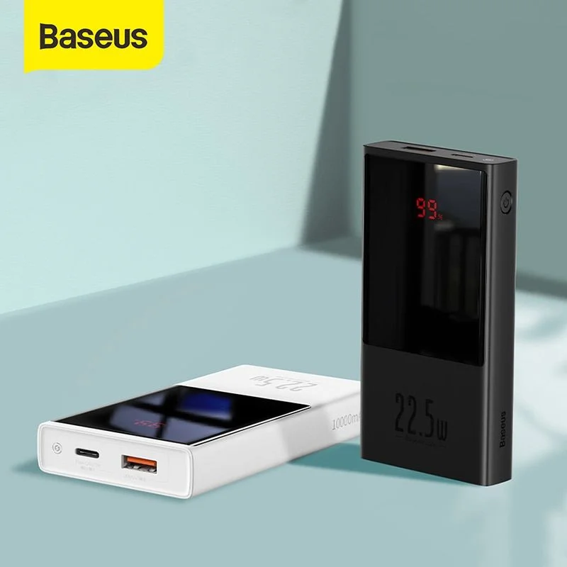 Baseus PPMN-A01 Super mini digital Display power bank 10000mAh 22.5W Black