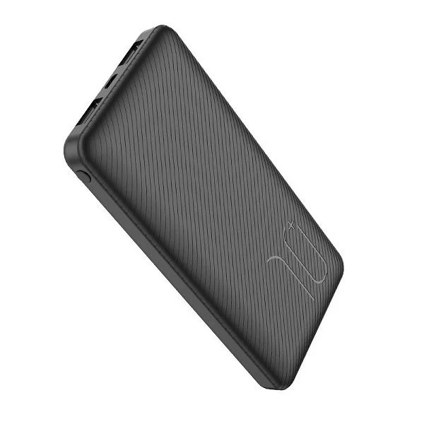 BOROFONE BT28 Beneficial Power Bank for Mobiles, 10000 mAh - Black